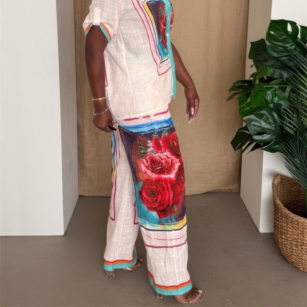 Rosa Frame Button-up Resort Set - Picture 2 of 3
